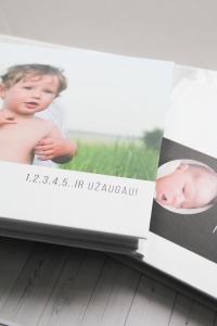 vaikiškas nuotraukų albumas